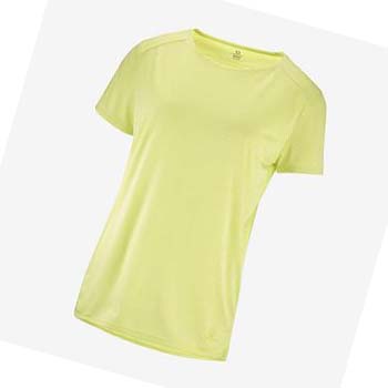 Camiseta Salomon OUTLINE SUMMER Mujer Verde Menta | MX 2548NWY